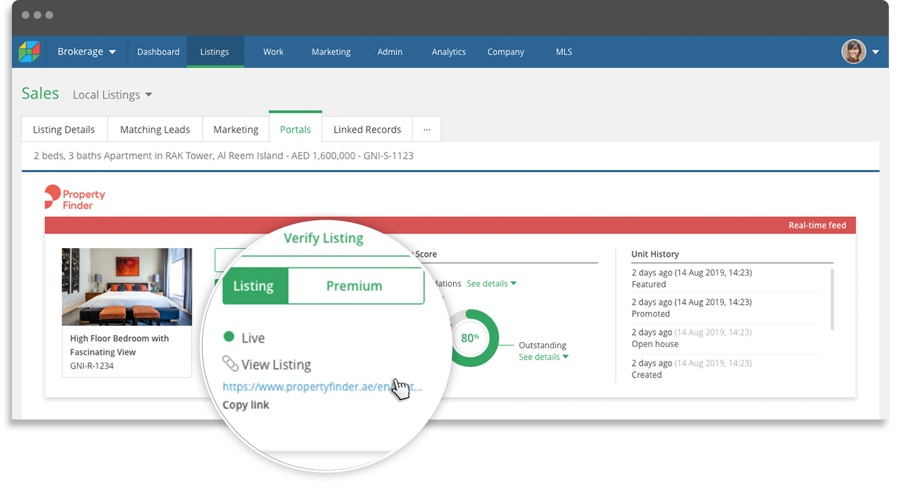 Property Finder Integration Update - Single Use Premium