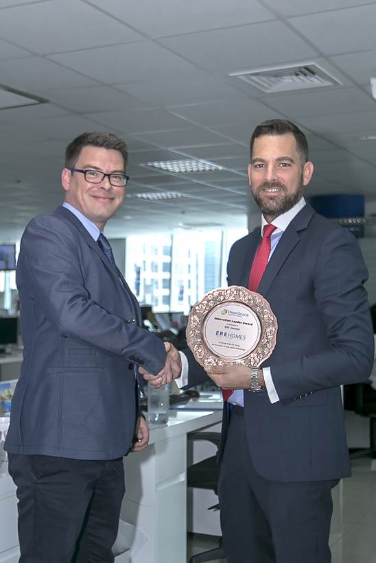 PropSpace Recognizes ERE Homes with "Innovation Leader Award"