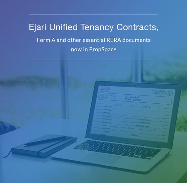 Generate Ejari Unified Tenancy & Form A documents in PropSpace